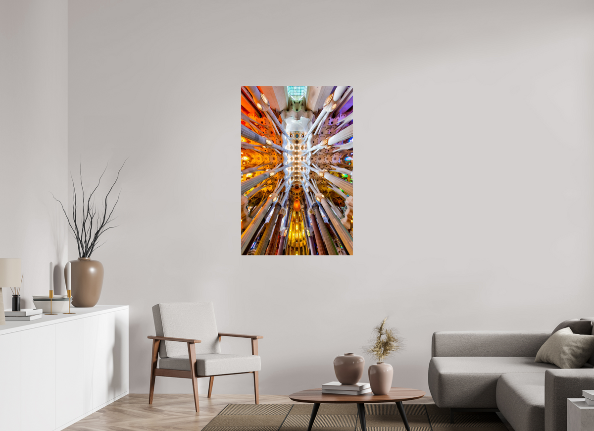 31 x 46.8″, Photo Print On Fuji Crystal DP II Gaudí’s Celestial Geometry — Sagrada Família, Barcelona