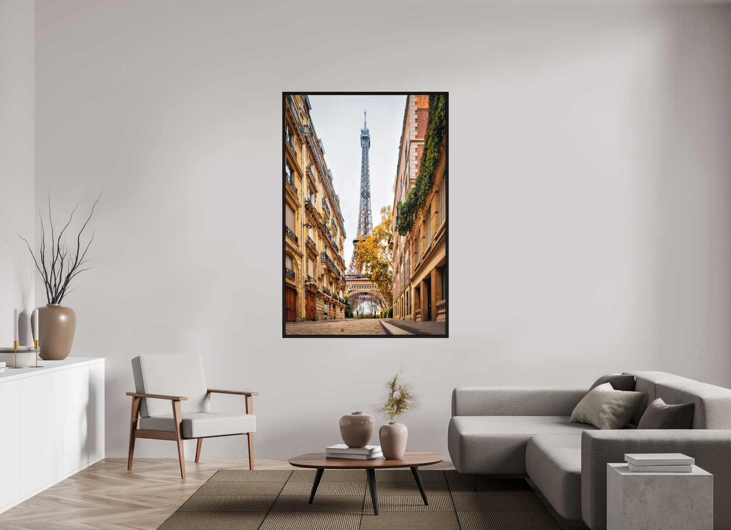 44 x 66″, Floater Frame Paris - Autumn in Paris