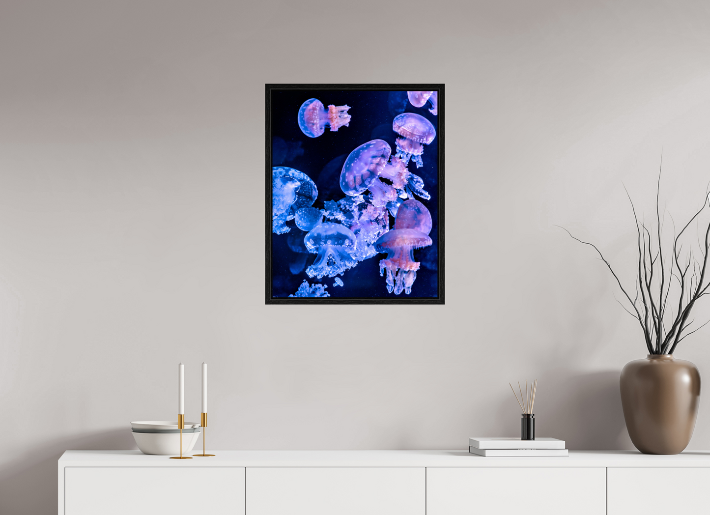 20 x 25″, Floater Frame Celestial Drift