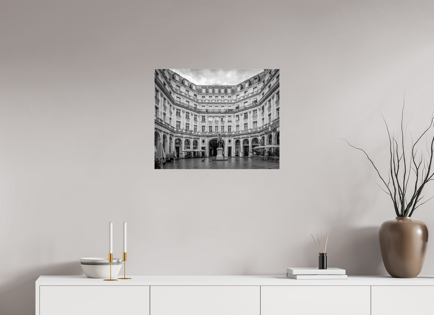 25 x 20″, Photo Print Under Acrylic Glass Paris - Symetry