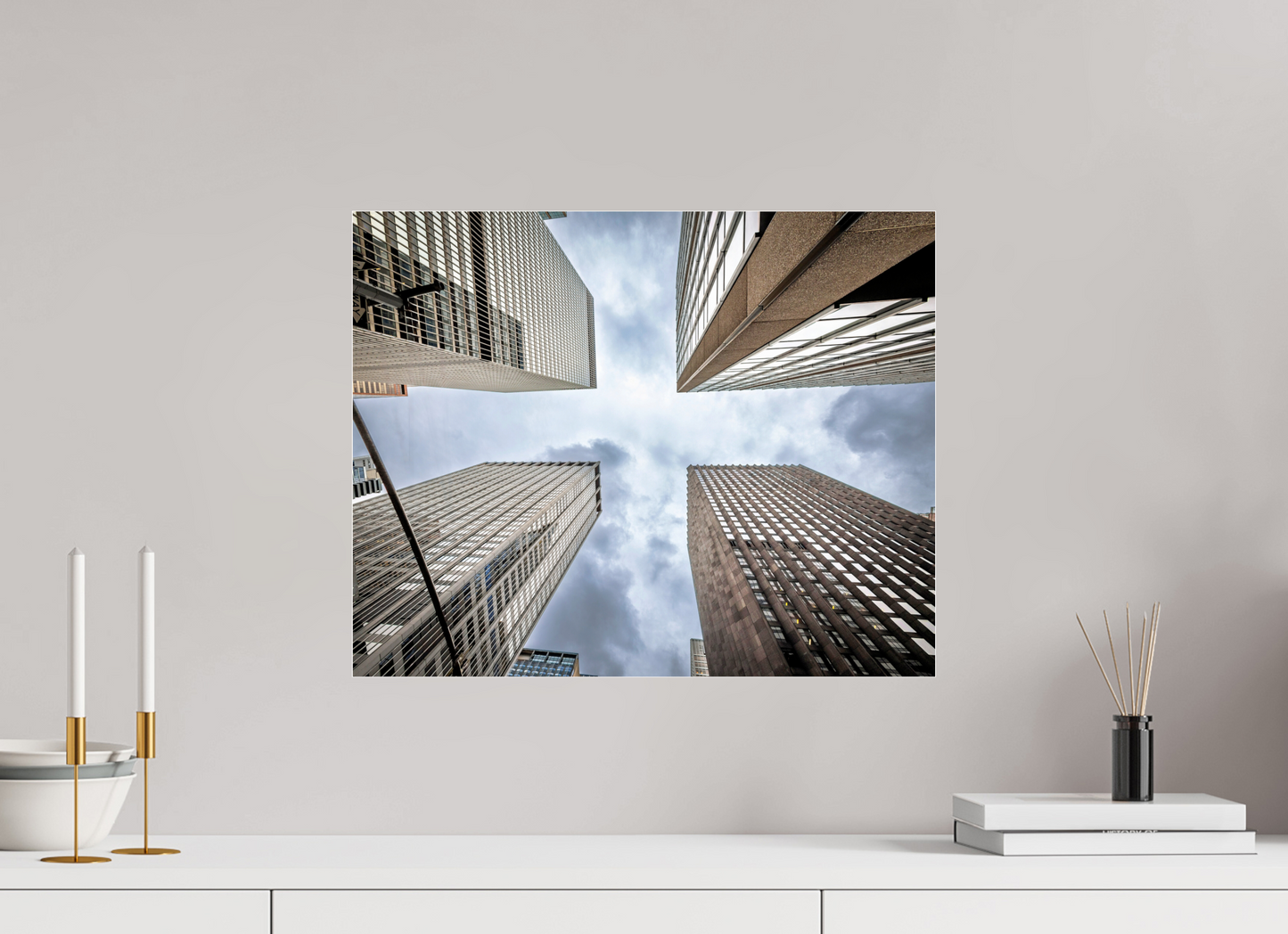 20 x 16″, Photo Print Under Acrylic Glass New York - Urban Canyon