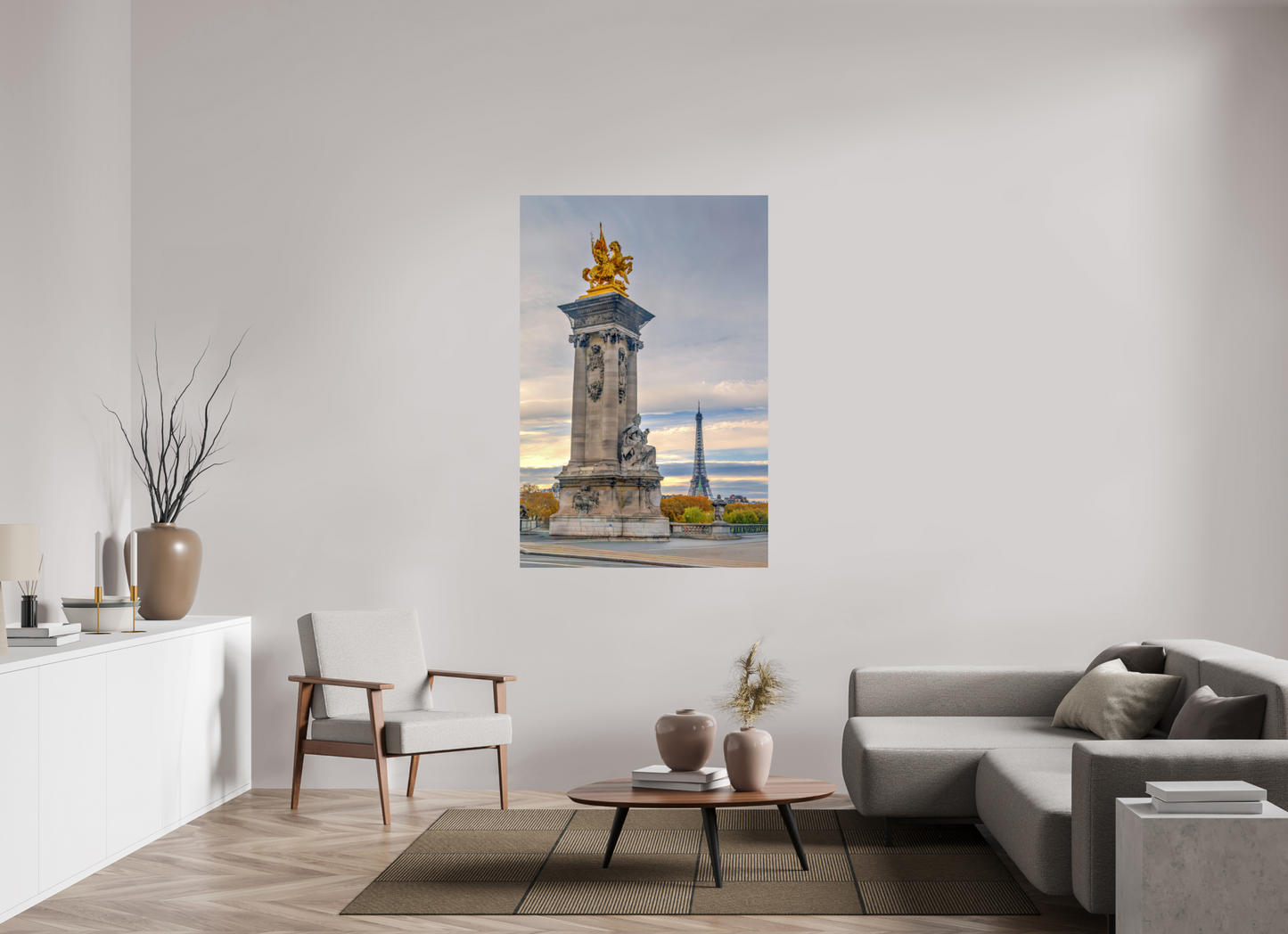 40 x 60″, Photo Print On Fuji Crystal DP II Paris - Pont Alexandre III at Dawn