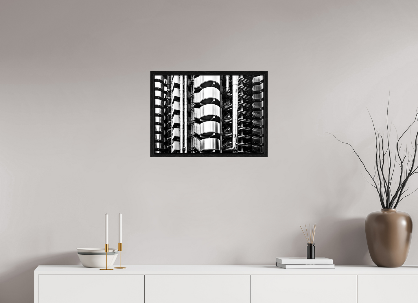 22.4 x 16″, Floater Frame Autonomous Structure