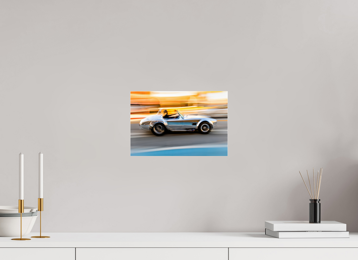 12 x 8″, Photo Print Under Acrylic Glass Cobra in Motion — Fine Art Automotive Photograph