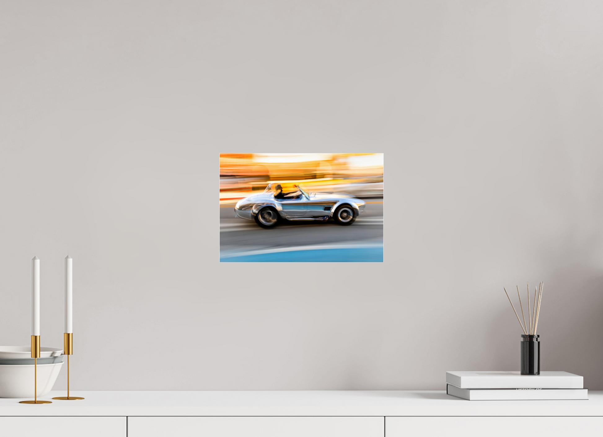 12 x 8″, Photo Print Under Acrylic Glass Cobra in Motion — Fine Art Automotive Photograph