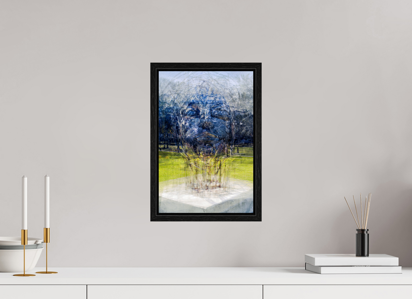 10 x 15″, Floater Frame Echoes of Identity