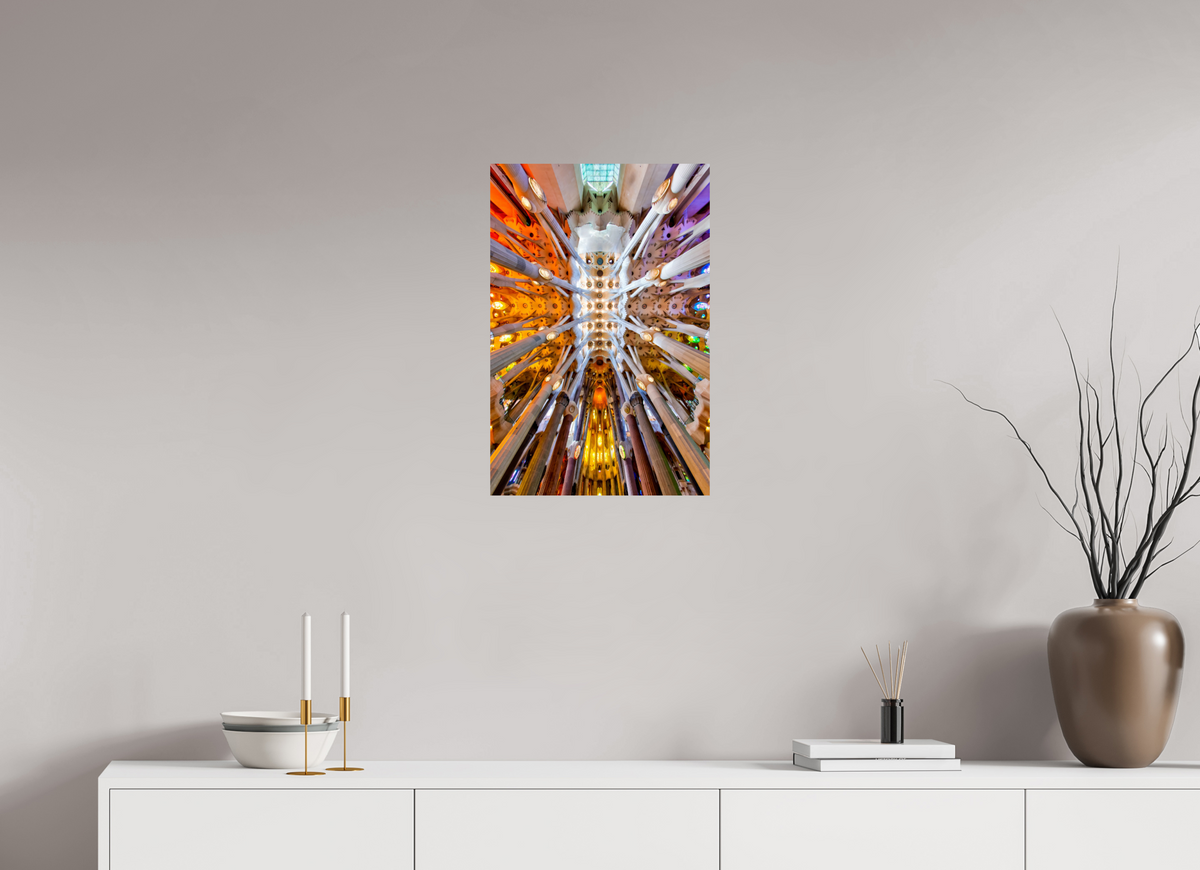 16 x 24.2″, Photo Print On Fuji Crystal DP II Gaudí’s Celestial Geometry — Sagrada Família, Barcelona