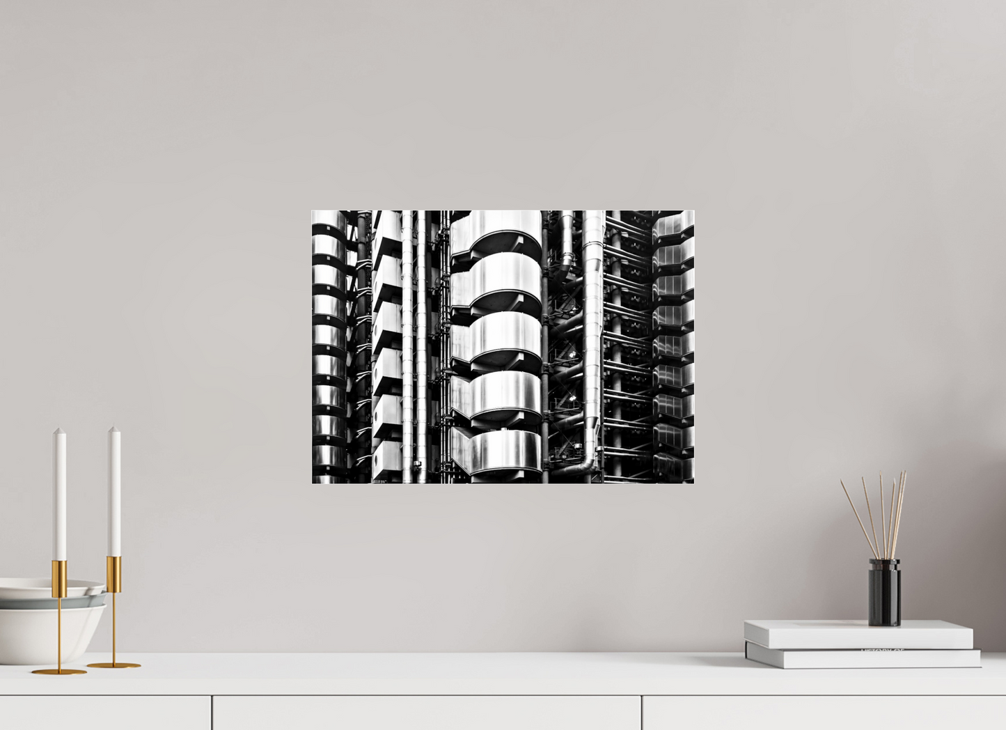 16.8 x 12″, Photo Print Under Acrylic Glass Autonomous Structure