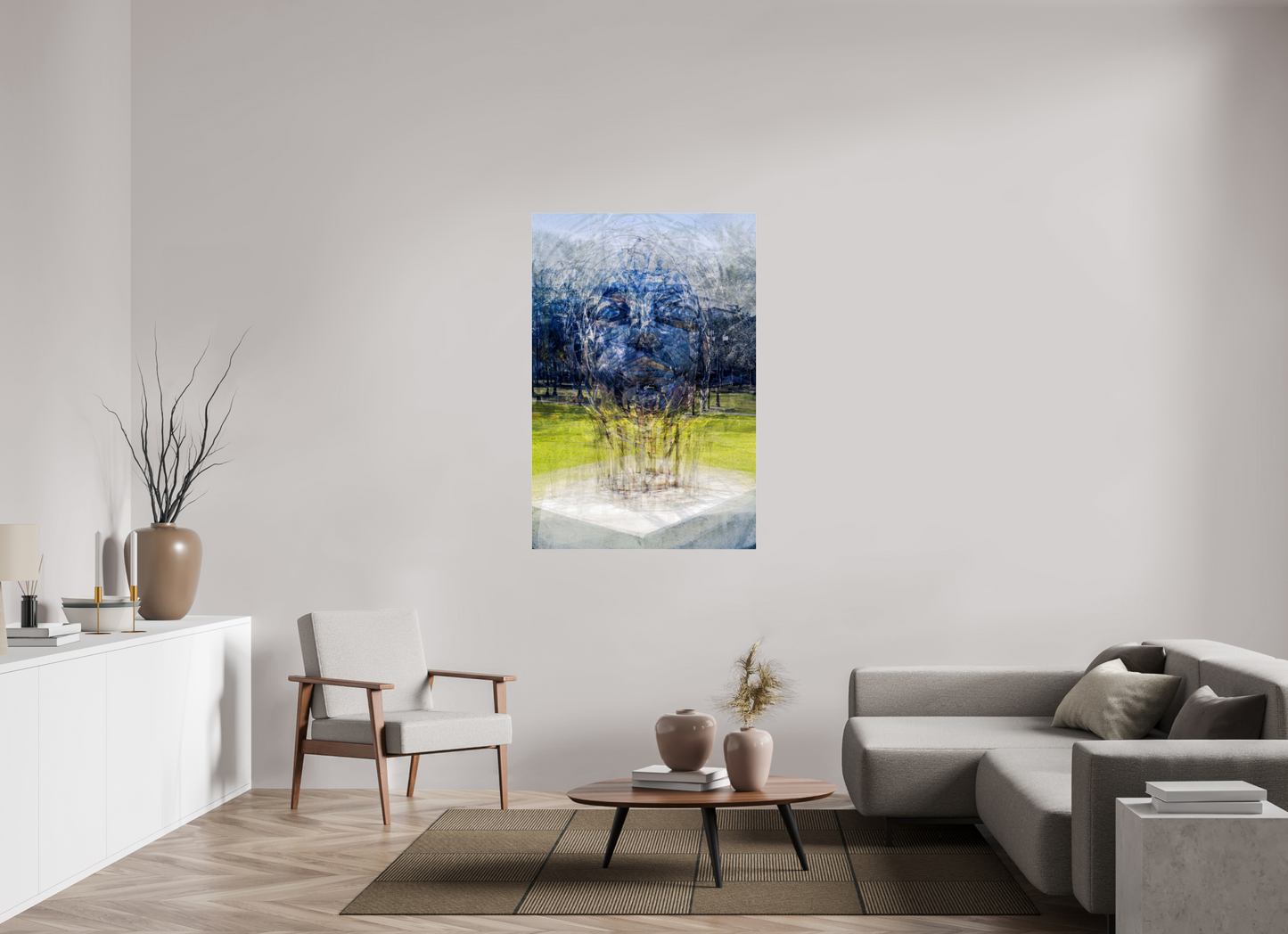 36 x 54″, Photo Print Under Acrylic Glass Echoes of Identity