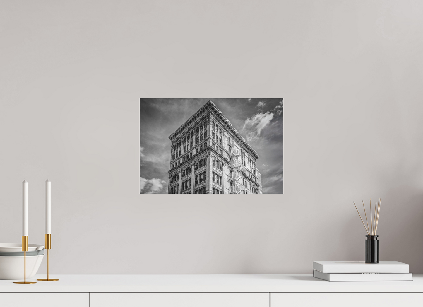 15 x 10″, Photo Print Under Acrylic Glass New York - Soho Facade