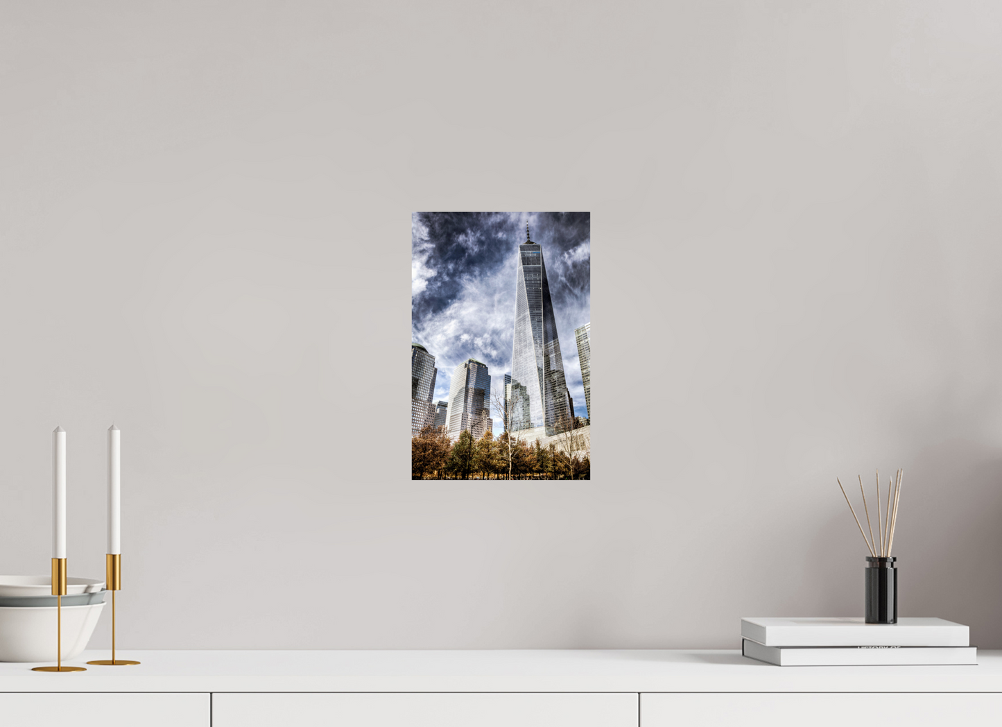 8 x 12″, Photo Print On Fuji Crystal DP II One World Trade Center – Dramatic New York City Architecture Fine Art Photograph