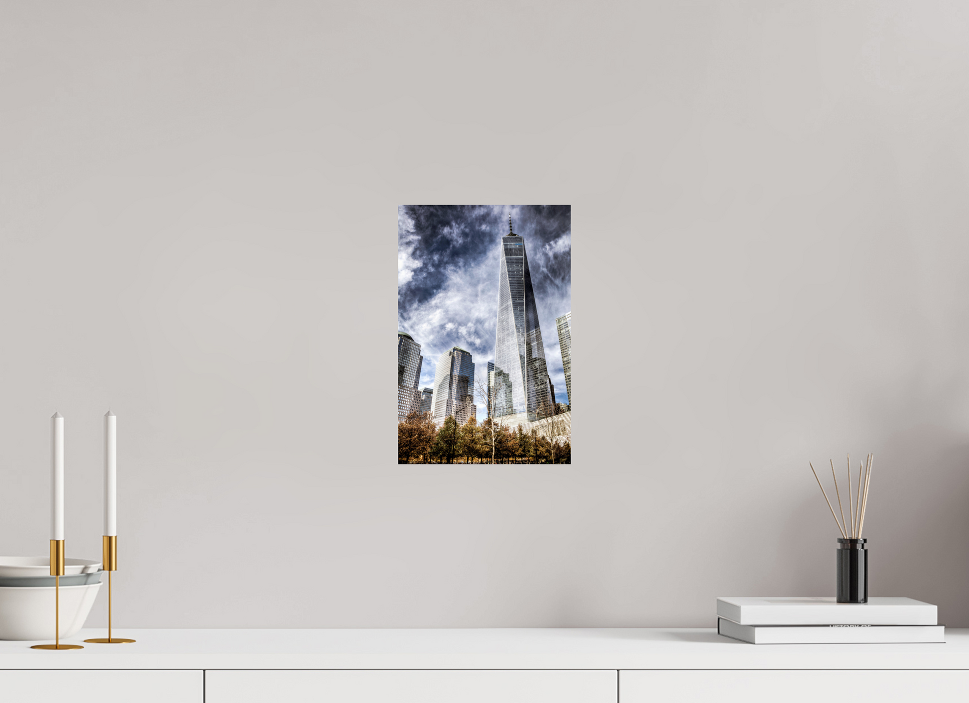 8 x 12″, Photo Print On Fuji Crystal DP II One World Trade Center – Dramatic New York City Architecture Fine Art Photograph