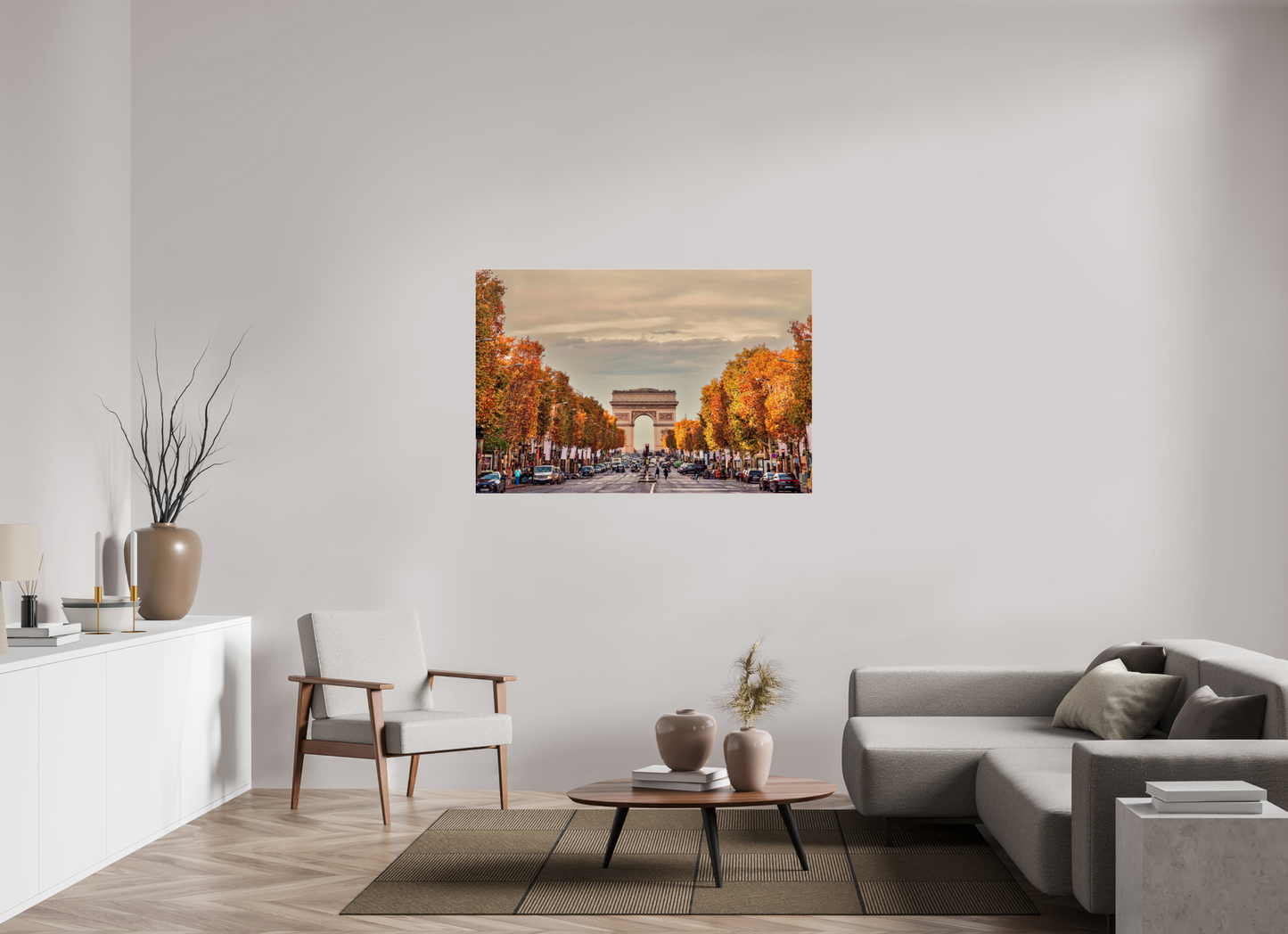 54 x 36″, Photo Print Under Acrylic Glass Paris - Autumn in Paris