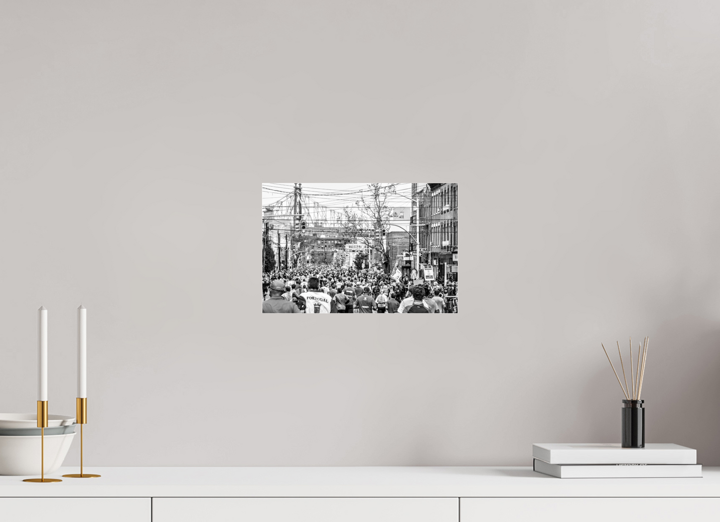 12 x 8″, Photo Print Under Acrylic Glass The Pack — NYC Marathon