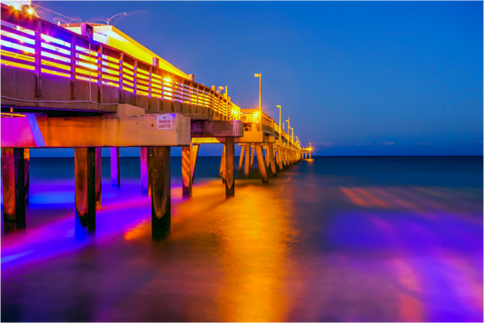 Florida - Dania Beach Pier by Night