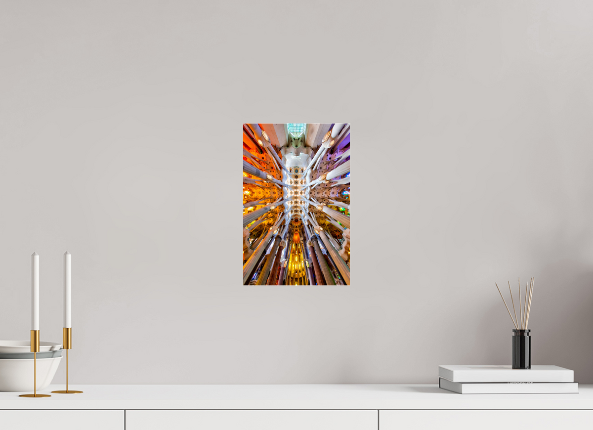 8 x 12.1″, Photo Print Under Acrylic Glass Gaudí’s Celestial Geometry — Sagrada Família, Barcelona