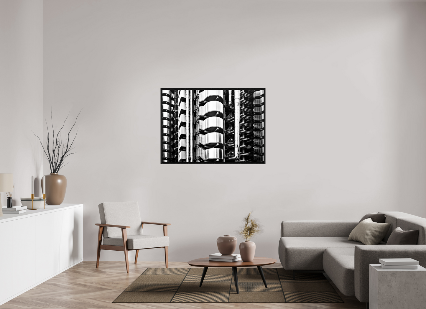 49 x 35″, Floater Frame Autonomous Structure
