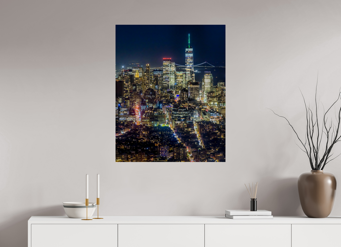 New York - Night Skyline