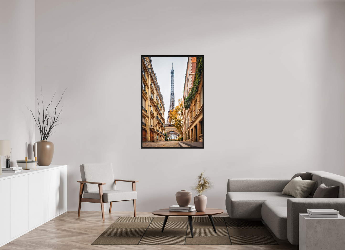 36 x 54″, Floater Frame Paris - Autumn in Paris