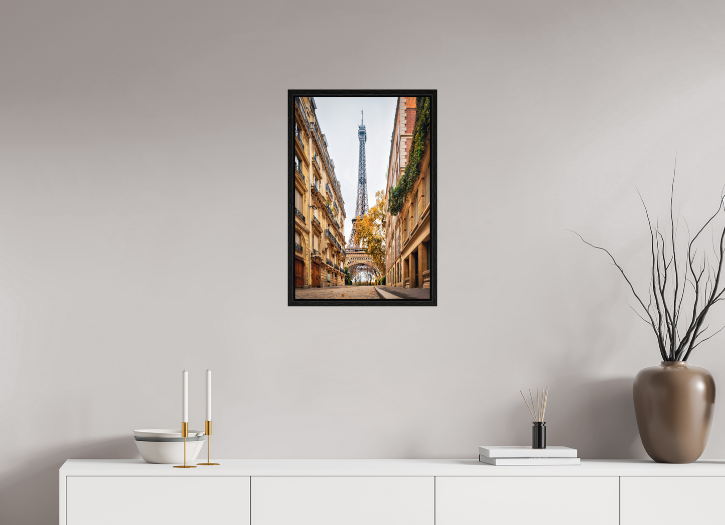 16 x 24″, Floater Frame Paris - Autumn in Paris