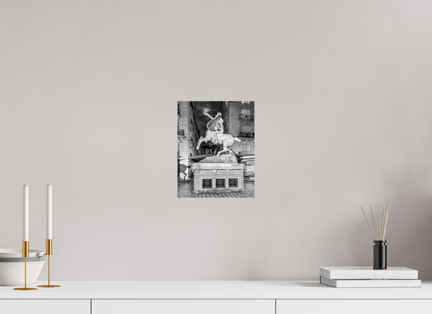 8 x 10″, Photo Print On Fuji Crystal DP II Pegasus Under the Moon — Paris Fine Art Photography Print