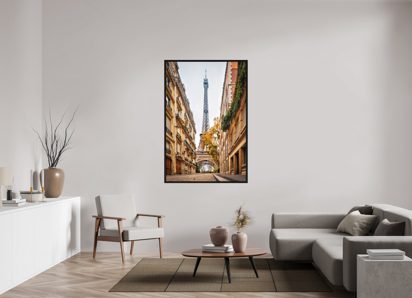 40 x 60″, Floater Frame Paris - Autumn in Paris