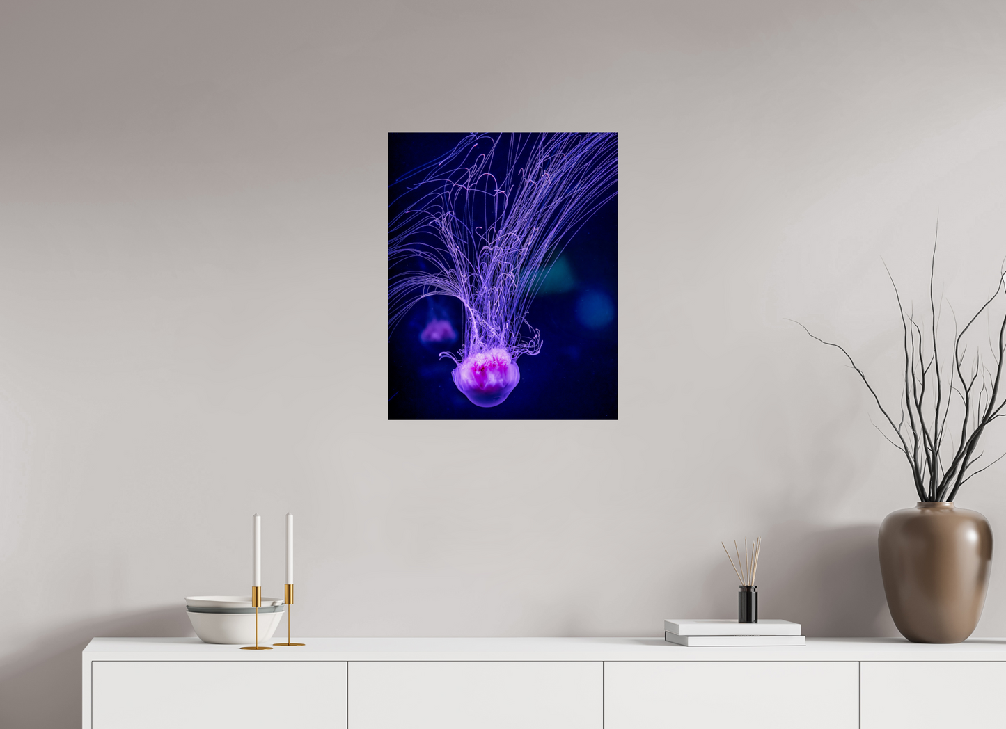 20 x 25″, Photo Print On Fuji Crystal DP II Ocean Calligraphy