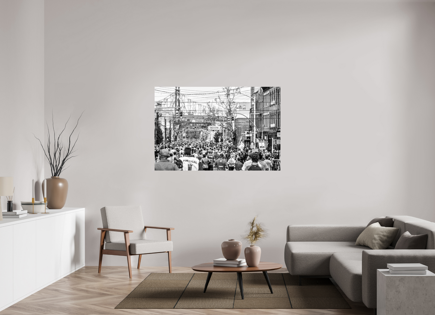 60 x 40″, Photo Print On Fuji Crystal DP II The Pack — NYC Marathon