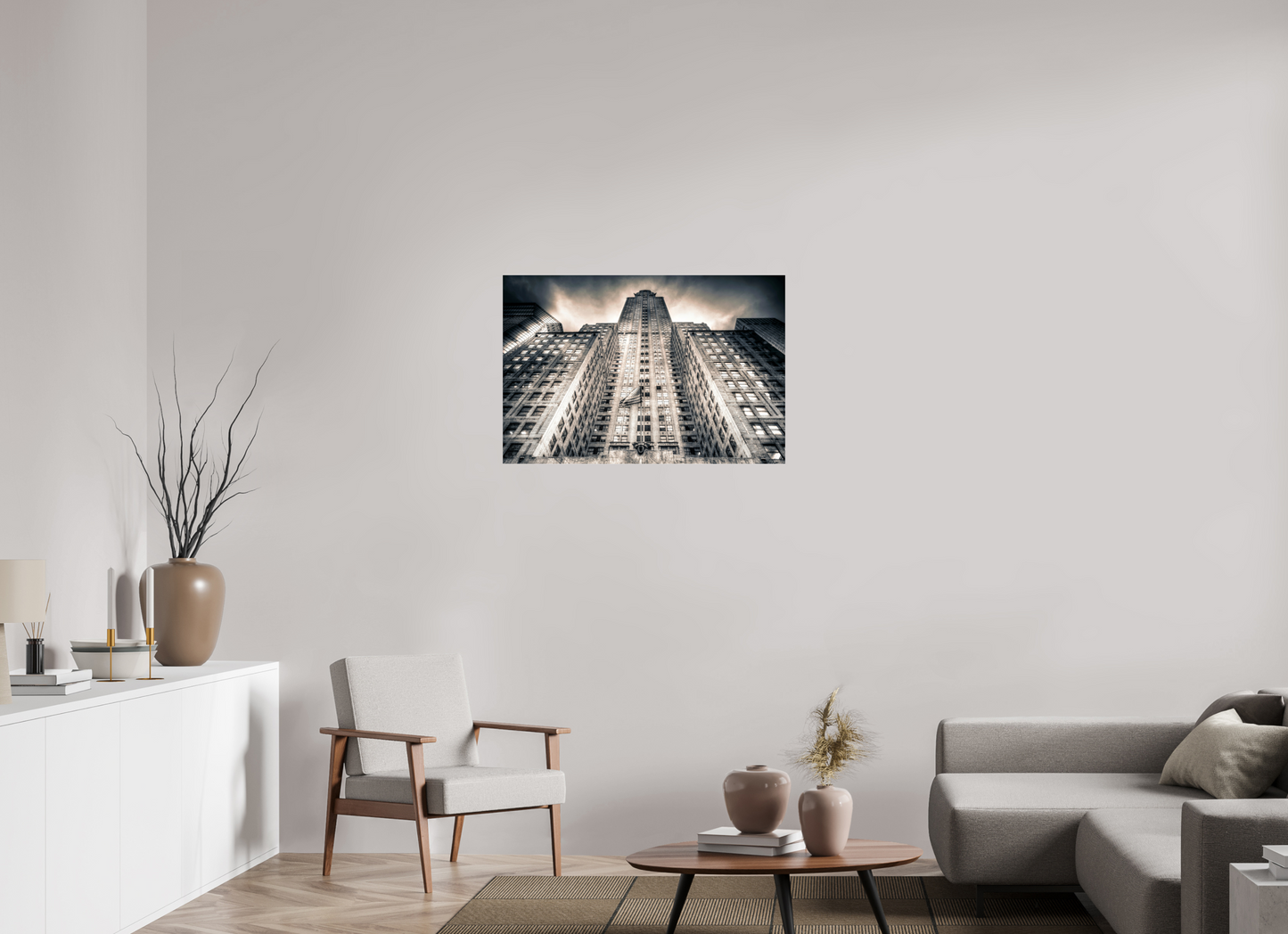 36 x 24″, Photo Print Under Acrylic Glass Gotham Ascension — Chrysler Building, New York