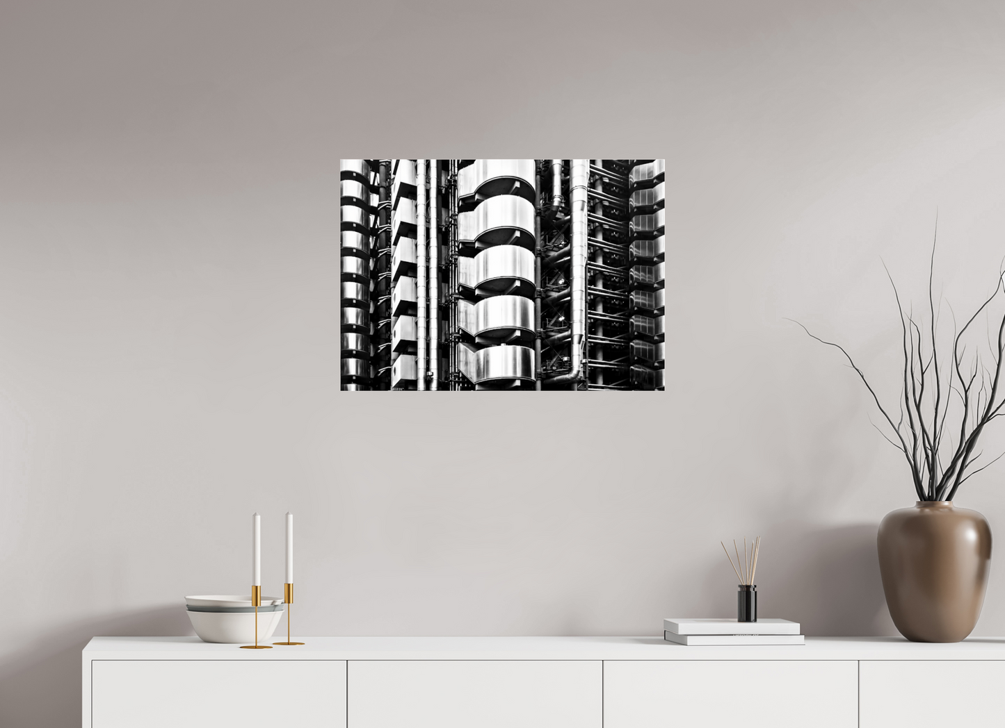 28 x 20″, Photo Print Under Acrylic Glass Autonomous Structure