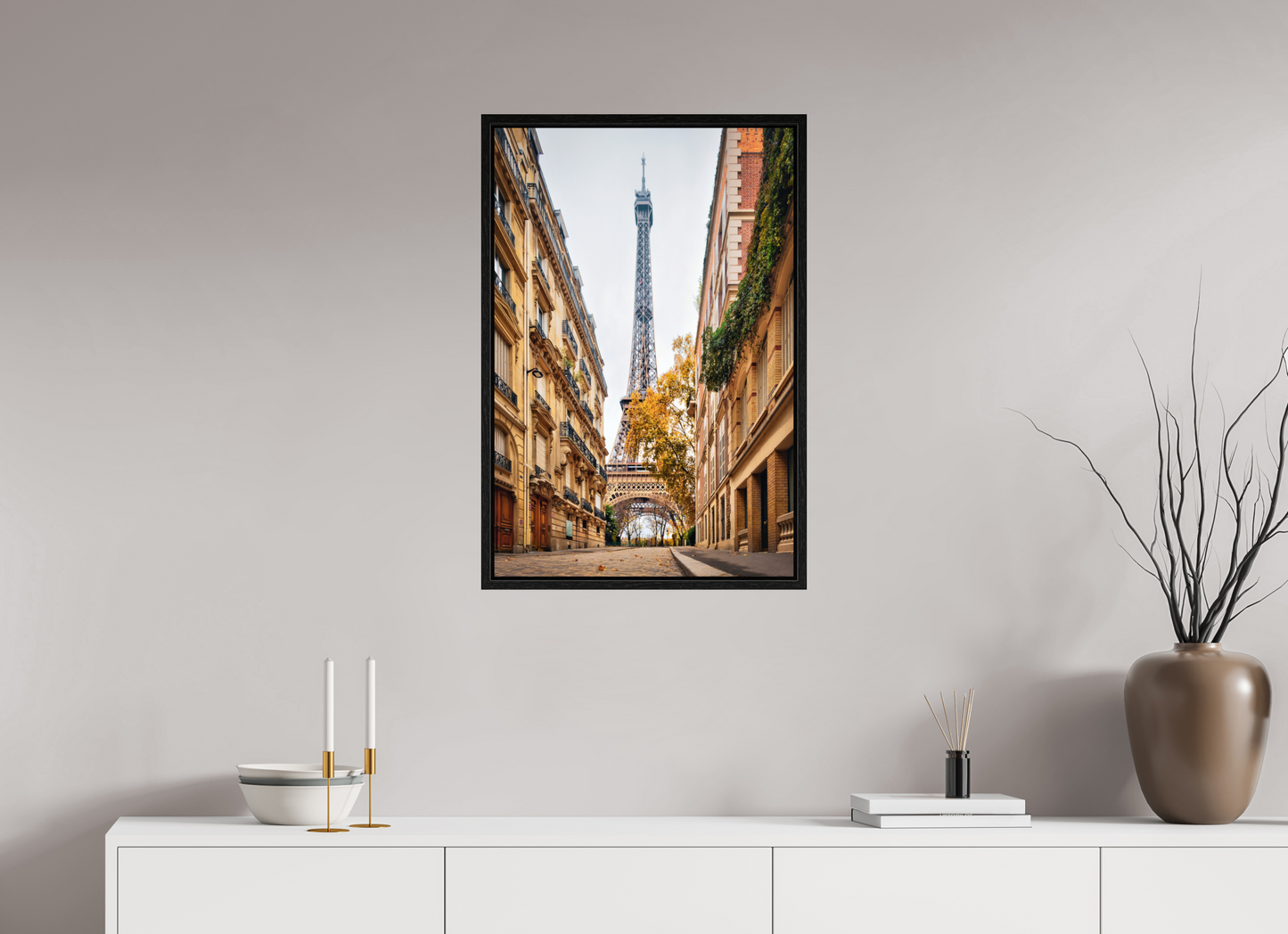 20 x 30″, Floater Frame Paris - Autumn in Paris