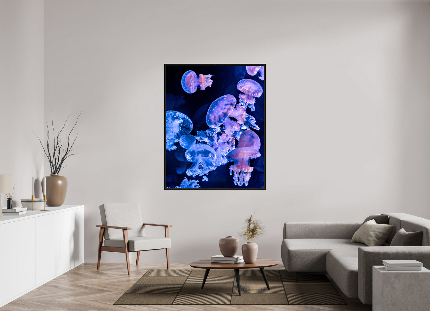 47 x 58.7″, Floater Frame Celestial Drift