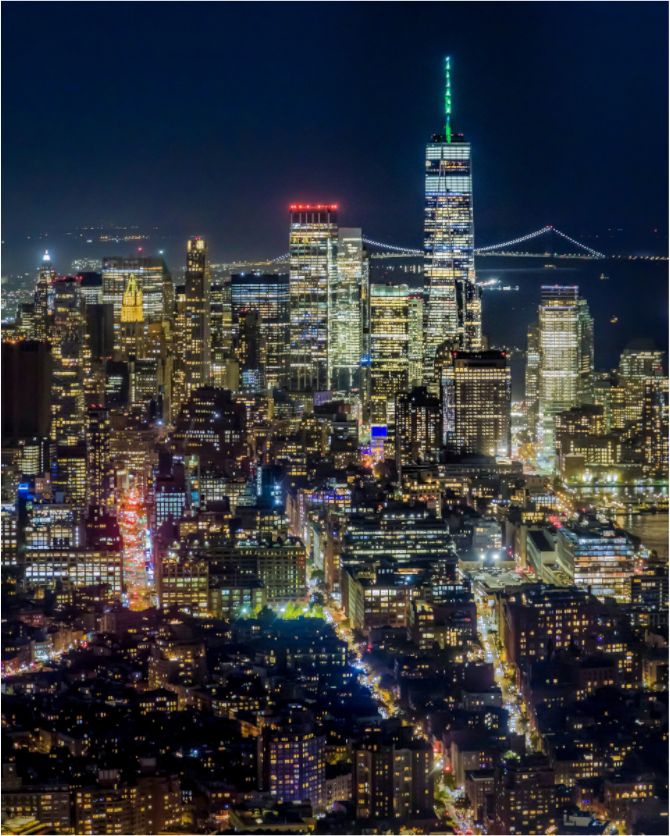 New York - Night Skyline