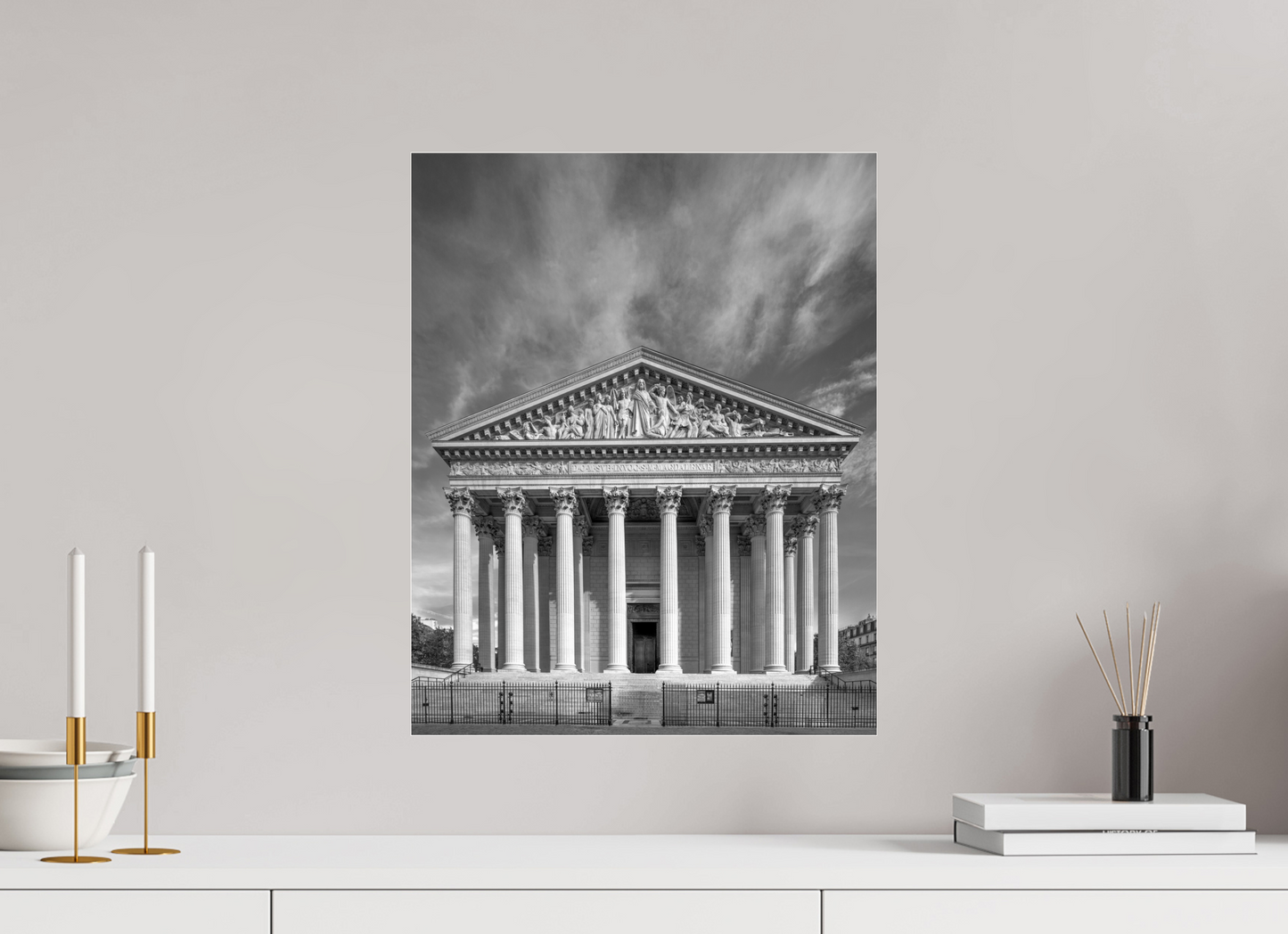 16 x 20″, Photo Print Under Acrylic Glass Paris - La Madeleine