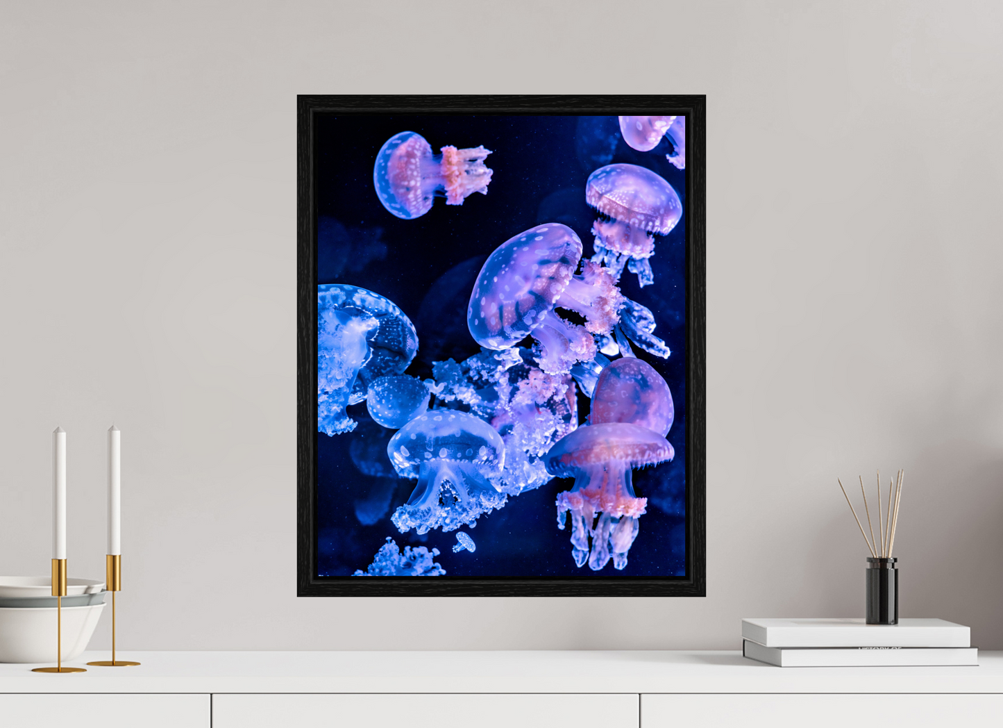 16 x 20″, Floater Frame Celestial Drift