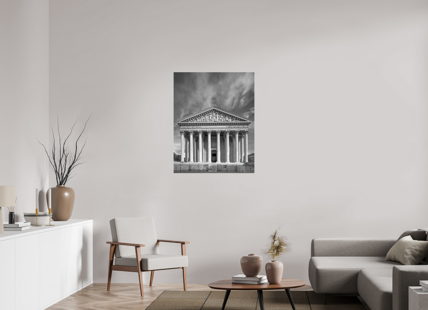 31 x 38.7″, Photo Print Under Acrylic Glass Paris - La Madeleine