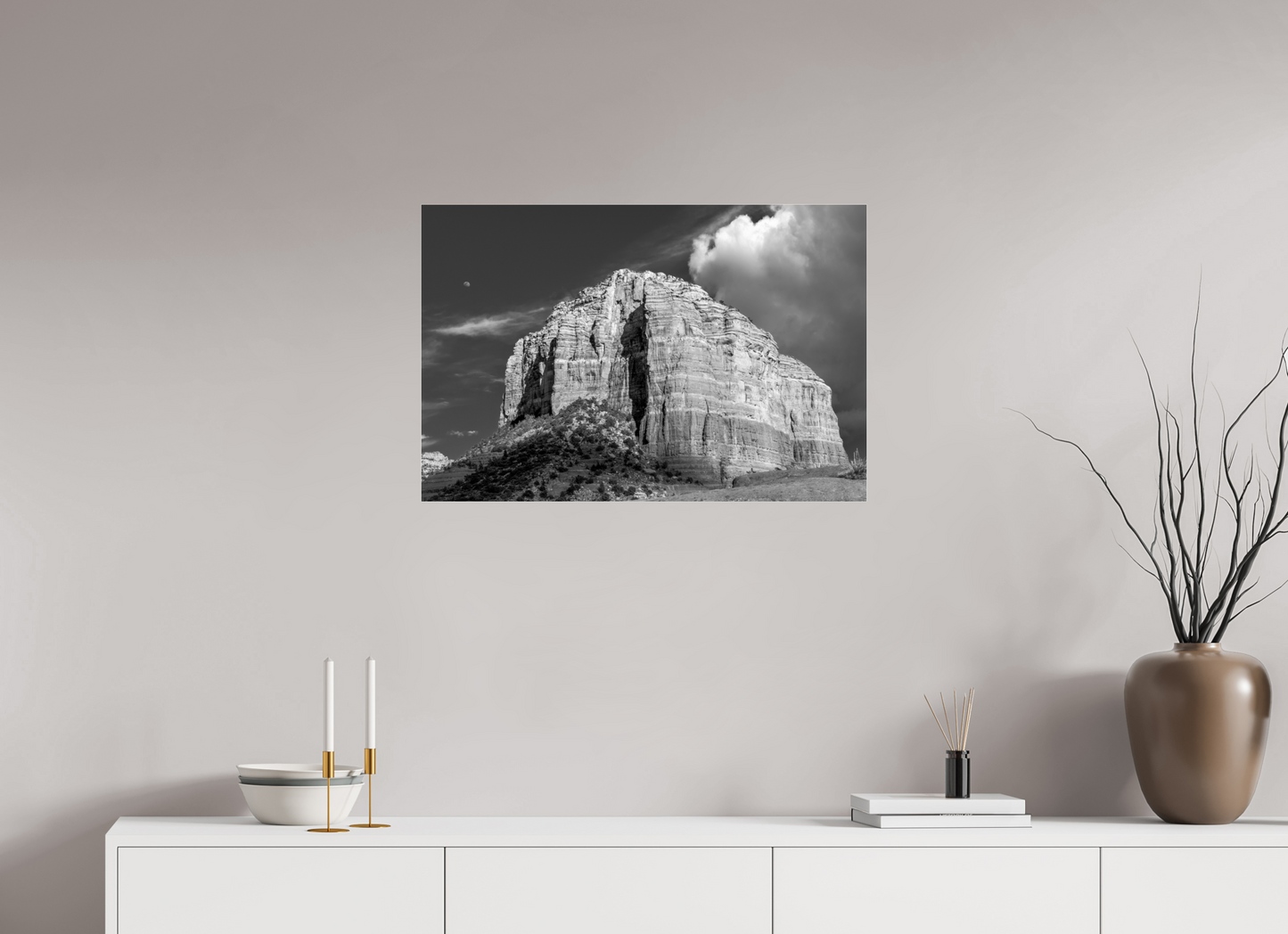 30 x 20″, Photo Print Under Acrylic Glass Arizona - Courthouse Butte @ Sedona