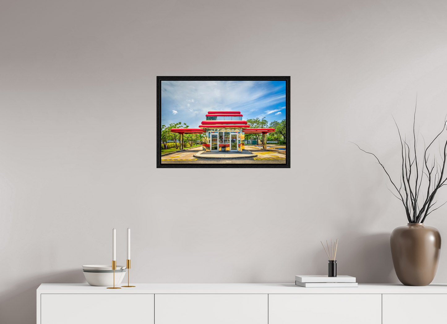 24 x 16″, Floater Frame Florida - Hyperrealism Americana