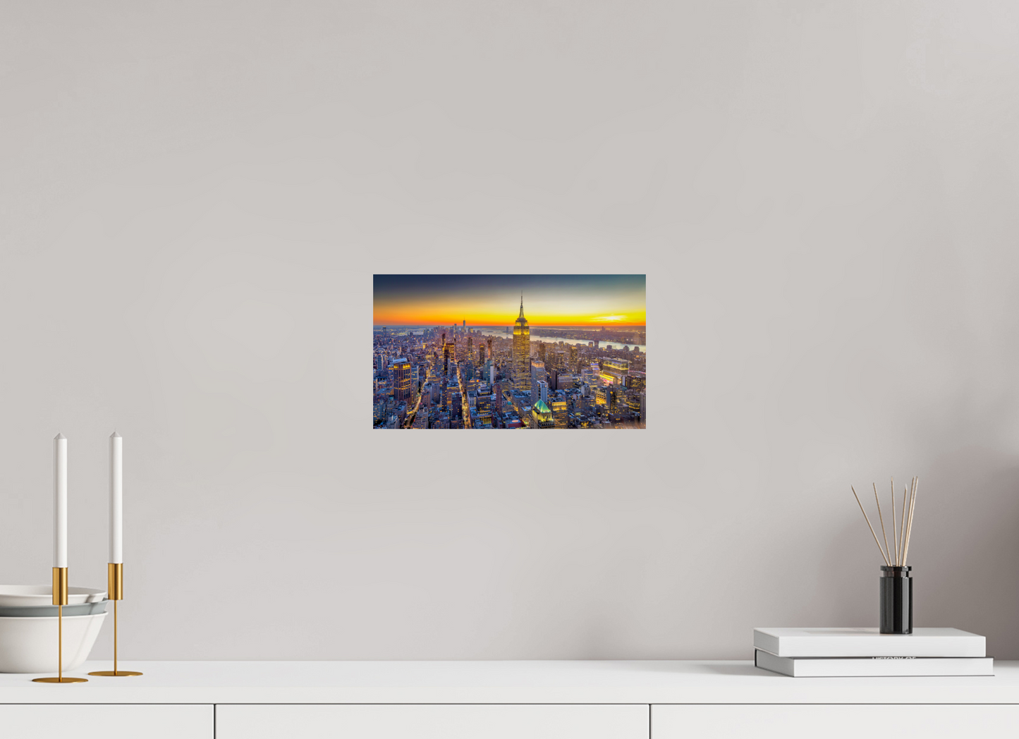 12 x 6.8″, Photo Print On Fuji Crystal DP II New York - Urban Glow