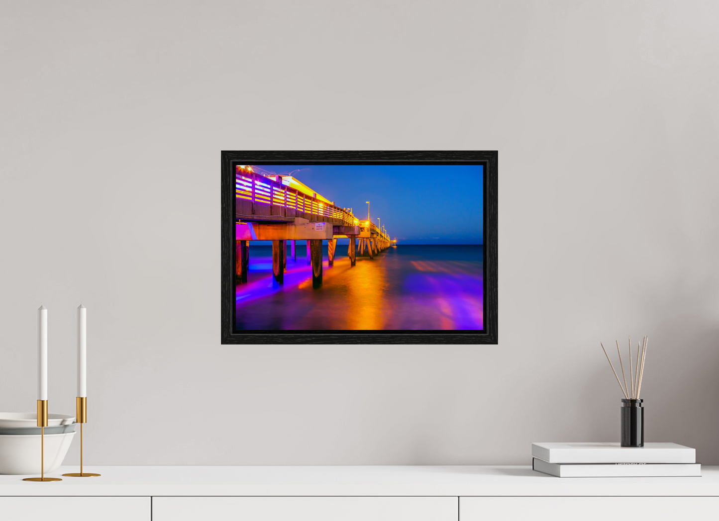 Florida - Dania Beach Pier by Night