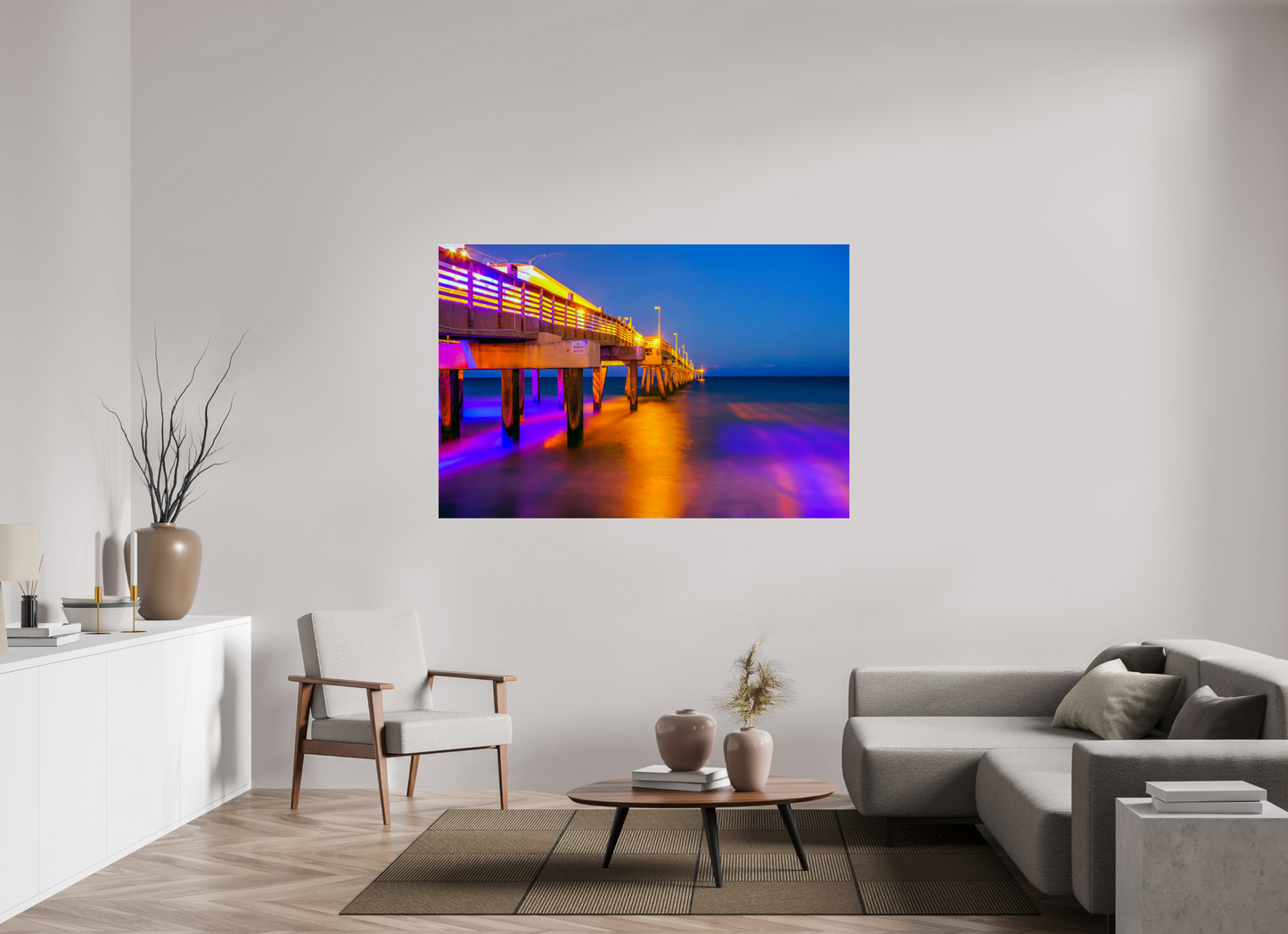 Florida - Dania Beach Pier by Night