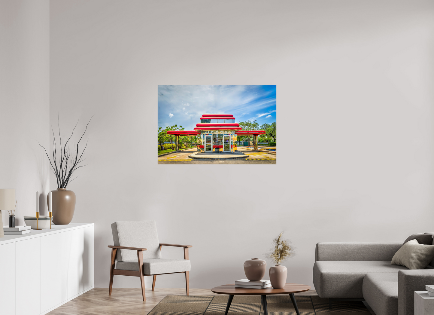 45 x 30″, Photo Print On Fuji Crystal DP II Florida - Hyperrealism Americana