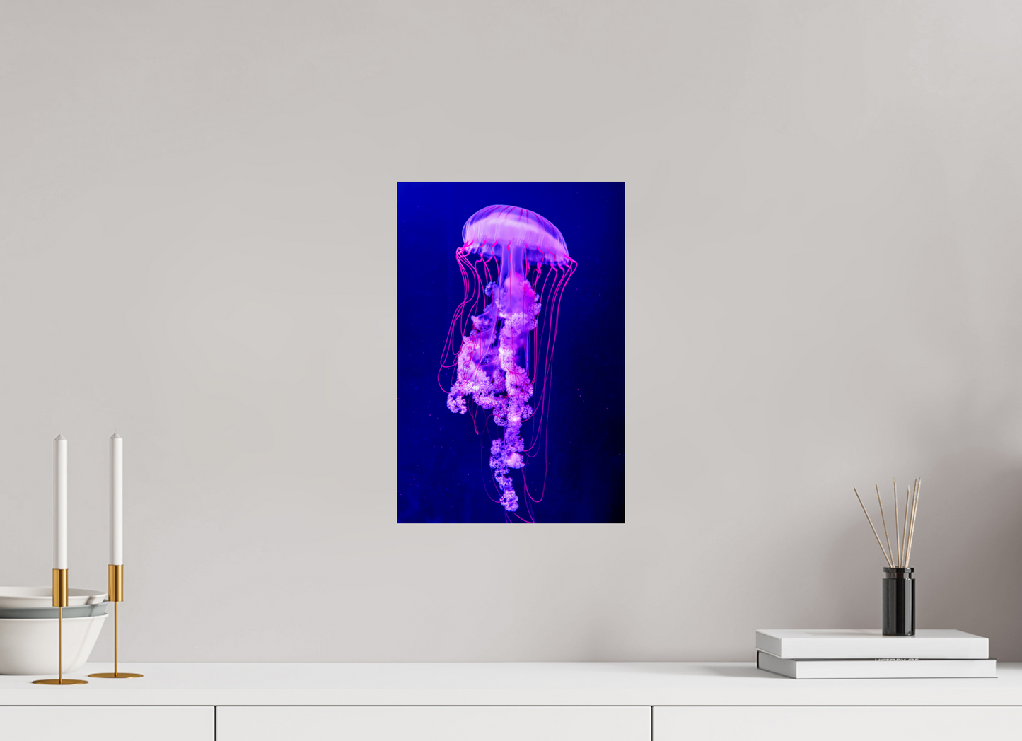10 x 15″, Photo Print On Fuji Crystal DP II Electric Dreams – Fine Art Jellyfish Photography Print