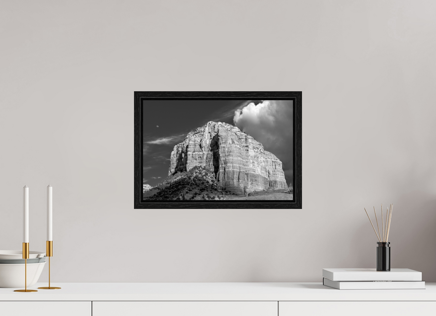 15 x 10″, Floater Frame Arizona - Courthouse Butte @ Sedona