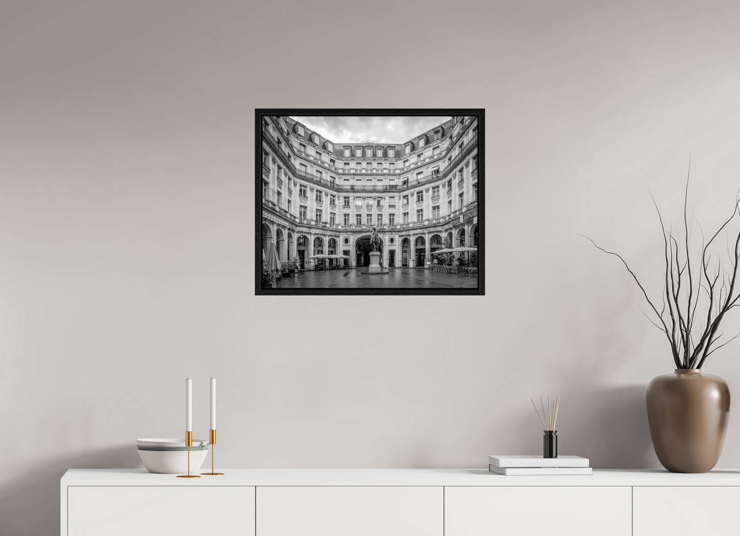 25 x 20″, Floater Frame Paris - Symetry