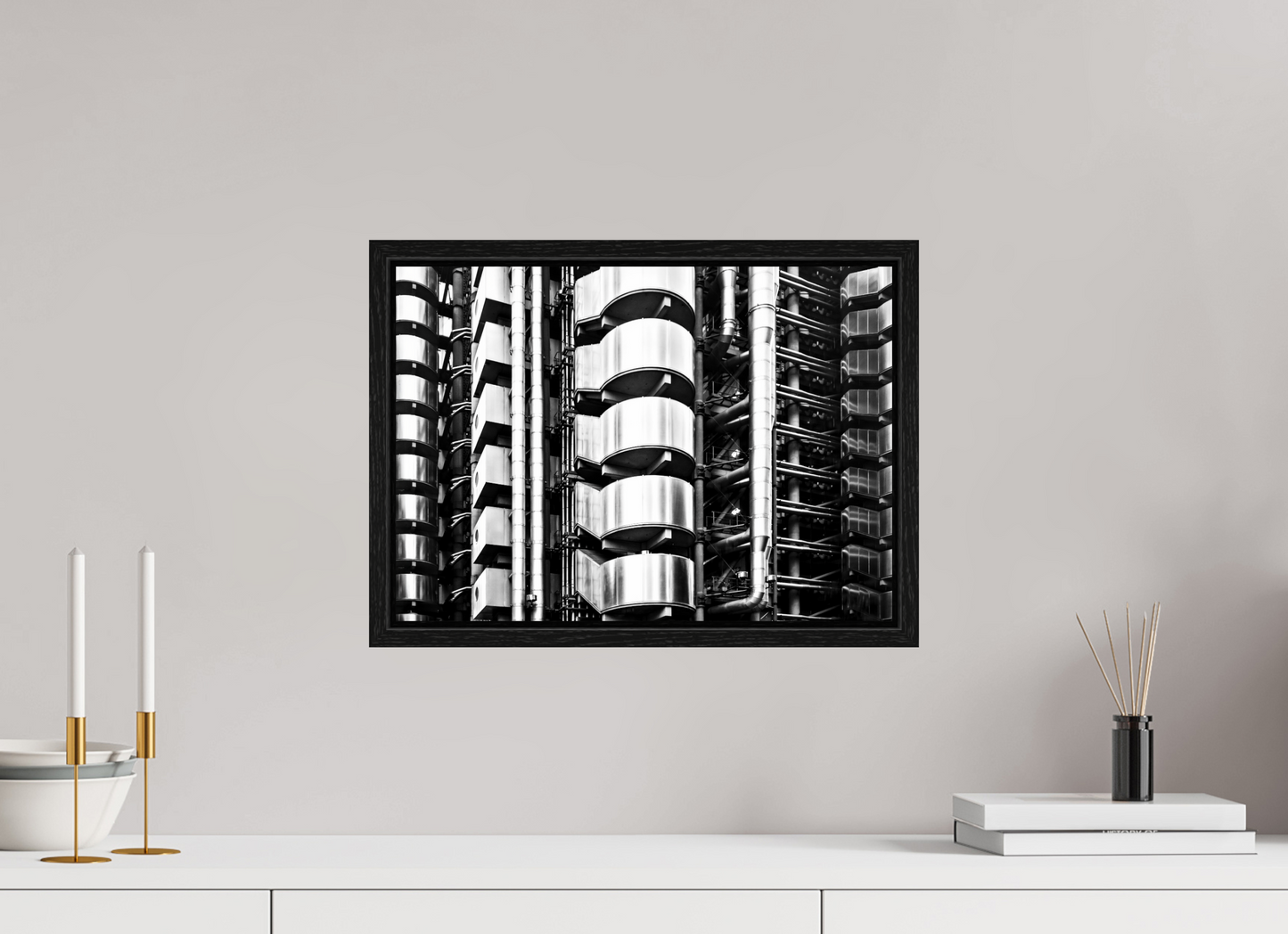 16.8 x 12″, Floater Frame Autonomous Structure