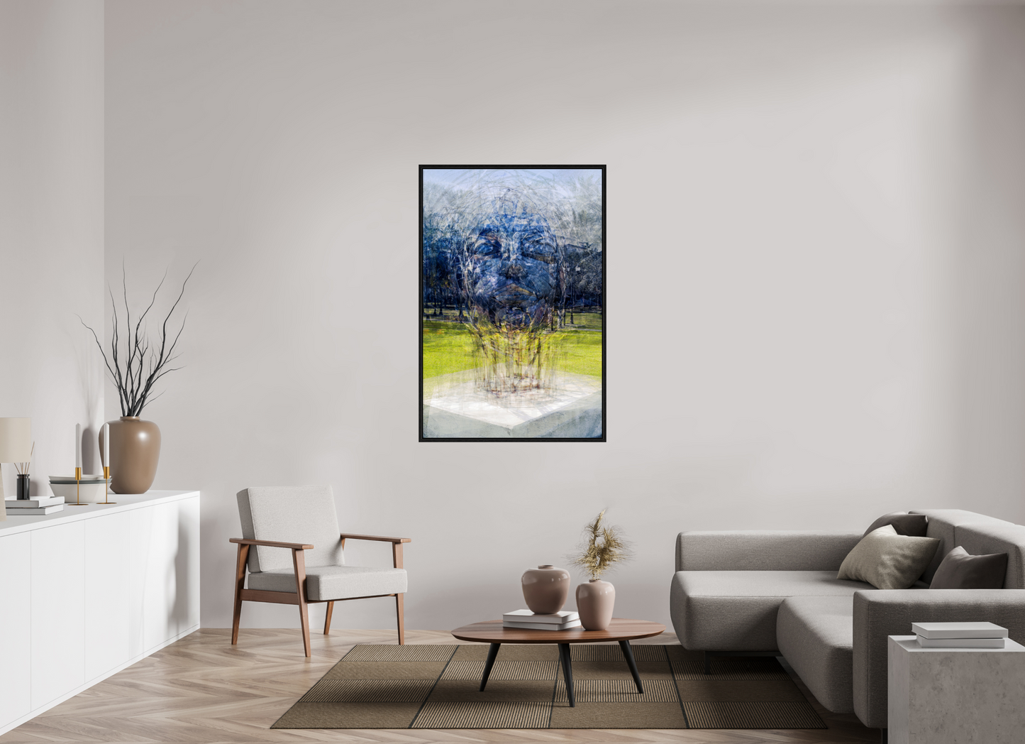 36 x 54″, Floater Frame Echoes of Identity