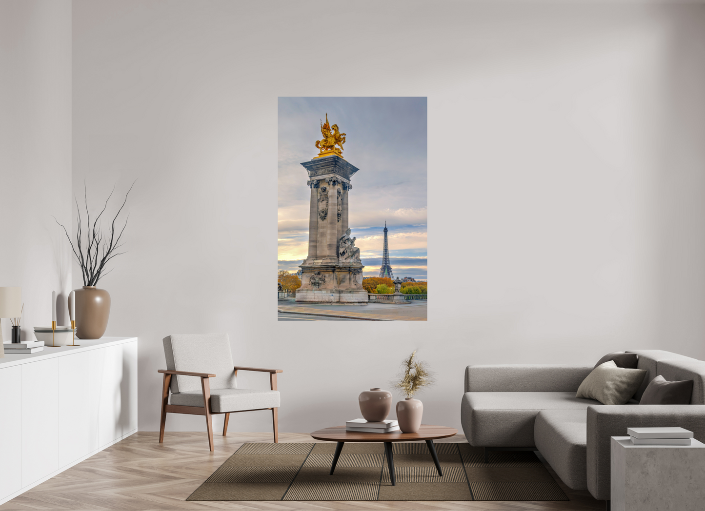 44 x 66″, Photo Print On Fuji Crystal DP II Paris - Pont Alexandre III at Dawn