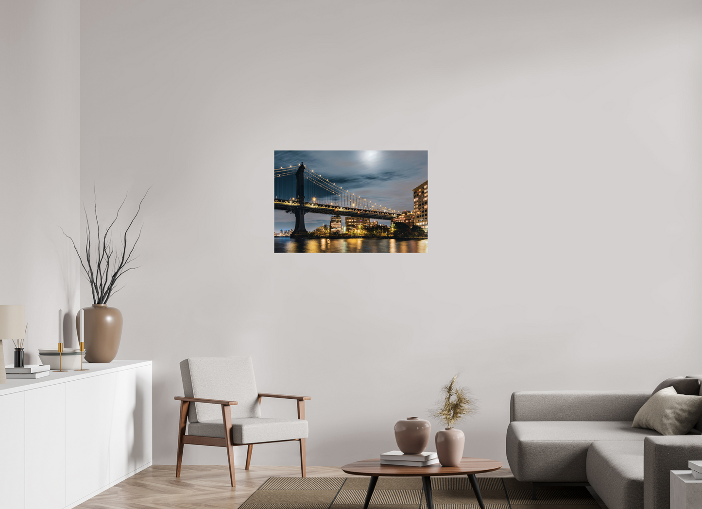 36 x 24″, Photo Print On Fuji Crystal DP II New York - Manhattan Bridge