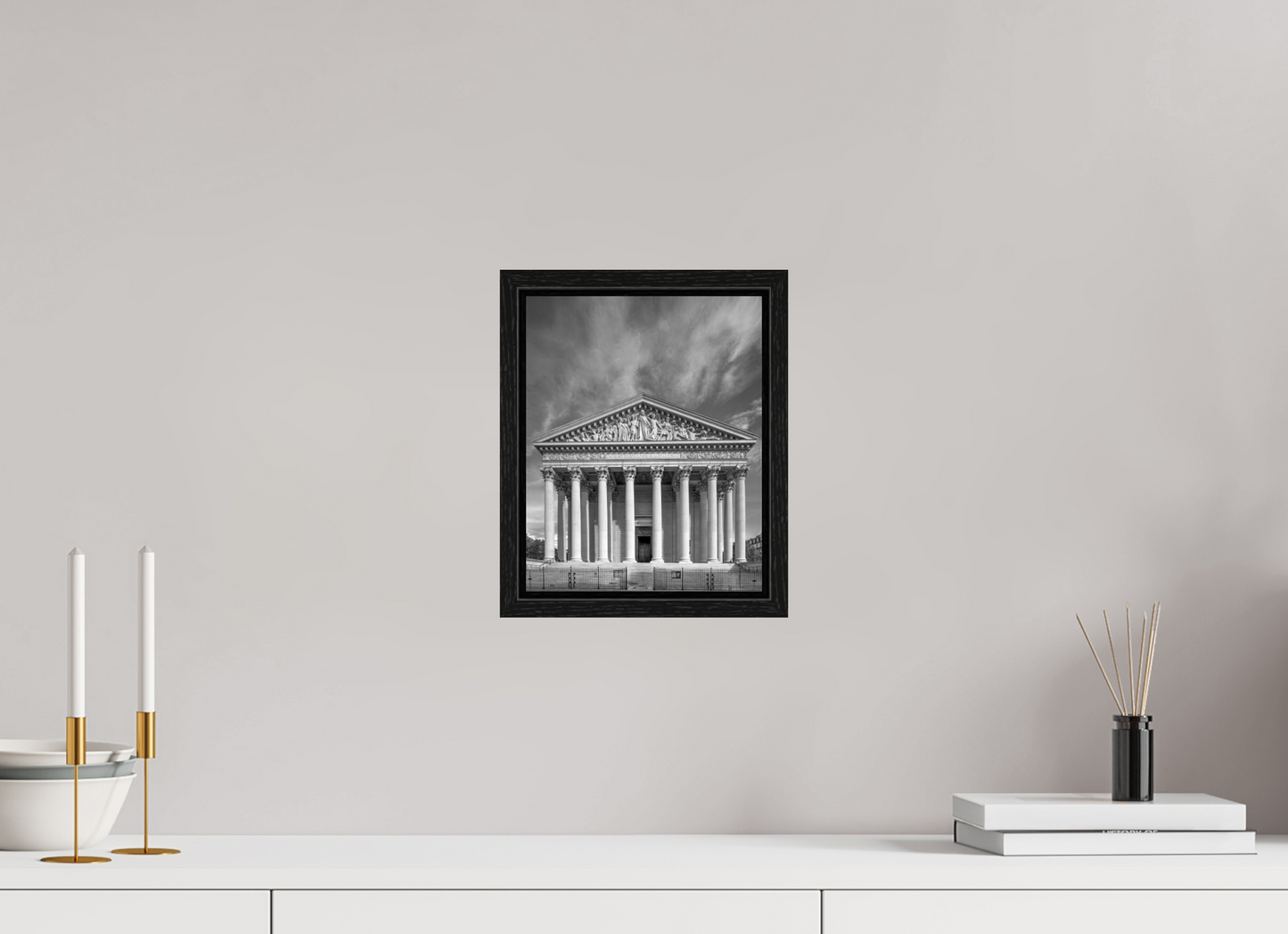 8 x 10″, Floater Frame Paris - La Madeleine